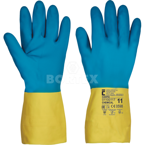 CASPIA rukavice latex/neopren