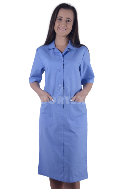 Šaty sesterské v modrej farbe  - VYROBENÉ NA SLOVENSKU