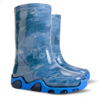 Detské gumáky - DEMAR STORMER PRINT (veľkosť 20-27) modré