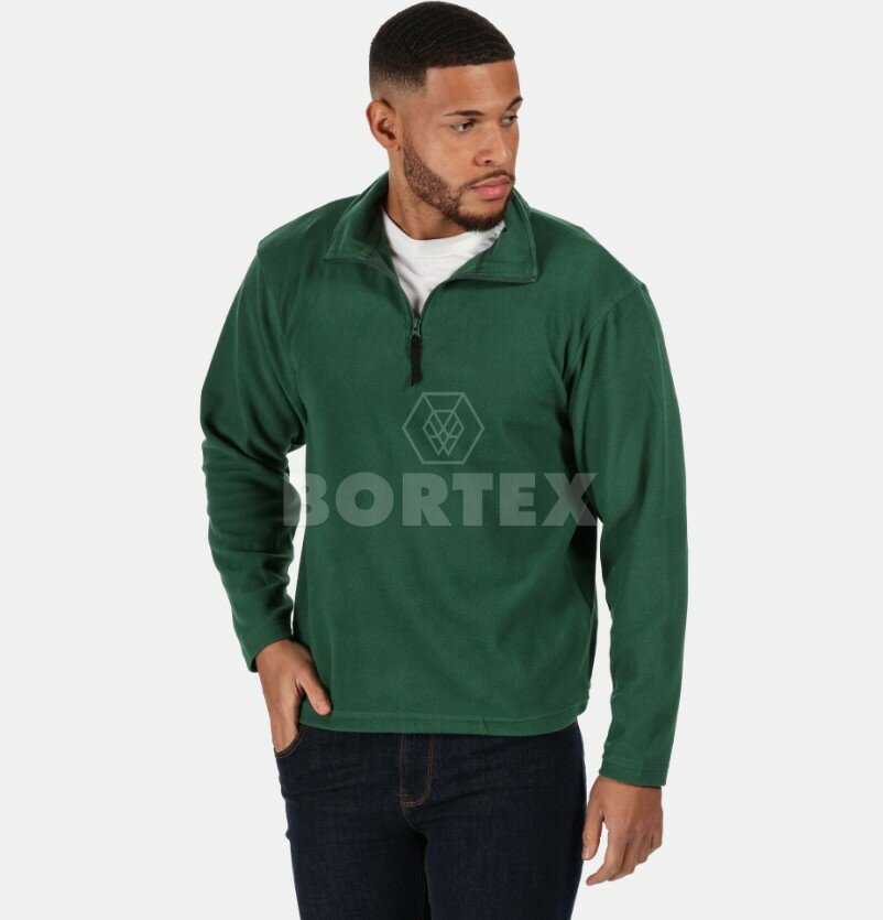 Mikina MICRO ZIP NECK FLEECE -  zelená