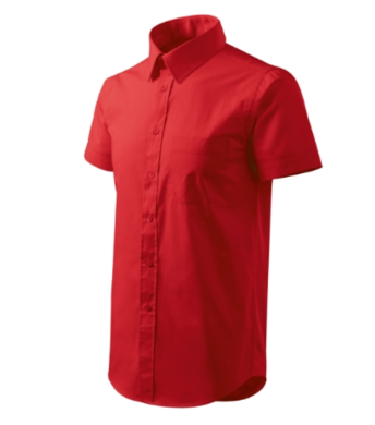 Košeľa pánska  MALFINI-CHIC (červená)