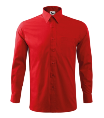 Košeľa pánska  MALFINI-STYLE LS (červená)