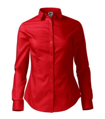 Košeľa dámska  MALFINI-STYLE LS (červená)