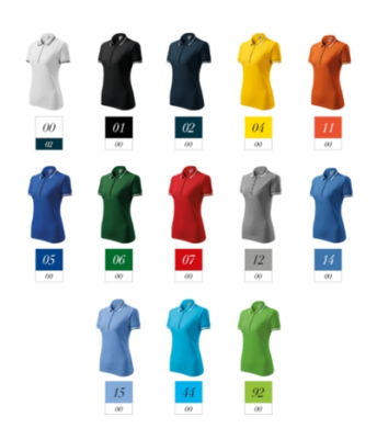 Polokošeľa dámska MALFINI - URBAN (čierna)