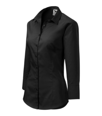 Košeľa dámska MALFINI-STYLE (čierna)