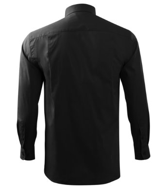 Košeľa pánska  MALFINI-STYLE LS (čierna)