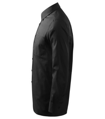 Košeľa pánska  MALFINI-STYLE LS (čierna)