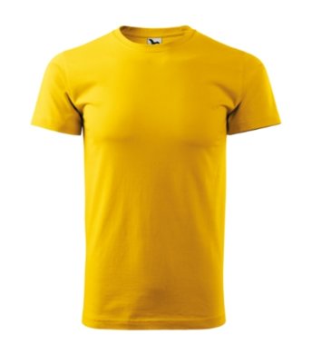 Tričko pánske BASIC -  MALFINI - žltá