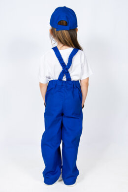 Detské monterkové nohavice na traky - rôzne farebné prevedenia - VYROBENÉ NA SLOVENSKU