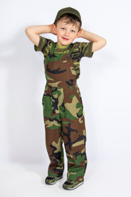 Súprava monterková detská ELKA - maskáčová - VYROBENÉ NA SLOVENSKU