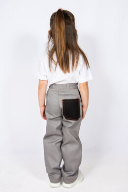 Detské monterkové nohavice – pevný pás - viaceré farebné prevedenia - VYROBENÉ NA SLOVENSKU