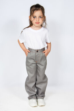 Detské monterkové nohavice – pevný pás - viaceré farebné prevedenia - VYROBENÉ NA SLOVENSKU