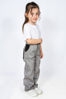Detské monterkové nohavice – pevný pás - viaceré farebné prevedenia - VYROBENÉ NA SLOVENSKU