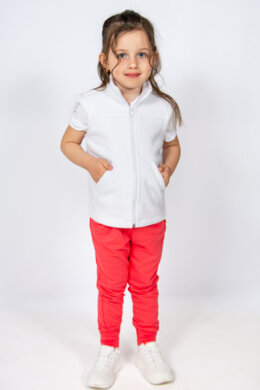 Detská flísová vesta - rôzne farebné prevedenia - aj pre chlapcov a dievčatá - VYROBENÉ NA SLOVENSKU