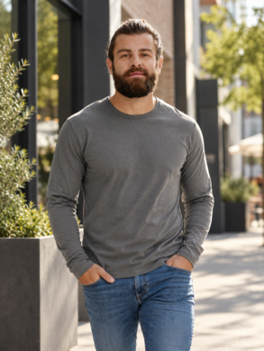 Tričko pásnke FIT-T LS - MALFINI