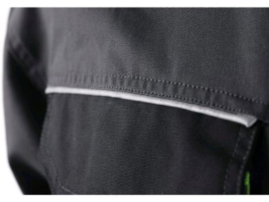 Pánska monterková blúza CXS SIRIUS LUCIUS - šedo-zelená