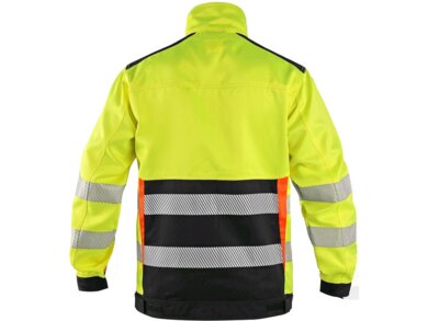 Pánska reflexná pracovná blúza CXS BENSON - žltá