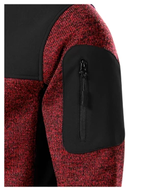 Bunda pánska CASUAL - MALFINI - knit marlboro red