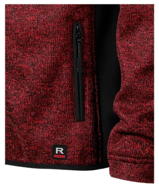 Bunda pánska CASUAL - MALFINI - knit marlboro red