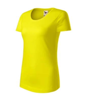 Dámske tričko ORIGIN (MALFINI) - citrónové