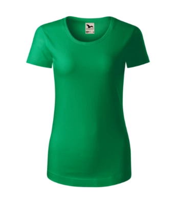 Dámske tričko ORIGIN (MALFINI) - trávová zelená