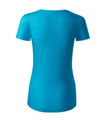 Dámske tričko ORIGIN (MALFINI) - tyrkysové