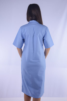 Šaty sesterské v modrej farbe  - VYROBENÉ NA SLOVENSKU