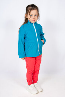 Detská flísová mikina - rôzne farebné prevedenia - aj pre chlapcov a dievčatá - VYROBENÉ NA SLOVENSKU