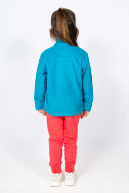 Detská flísová mikina - rôzne farebné prevedenia - aj pre chlapcov a dievčatá - VYROBENÉ NA SLOVENSKU