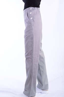 Nohavice na gumu  - pepitové (dámske) - VYROBENÉ NA SLOVENSKU
