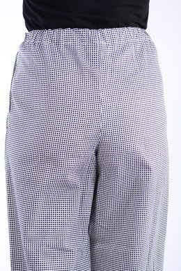 Nohavice na gumu  - pepitové (dámske) - VYROBENÉ NA SLOVENSKU