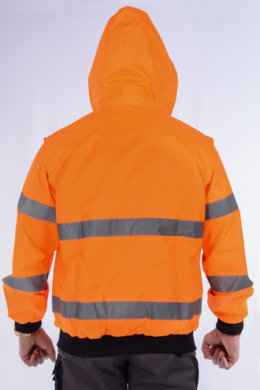 Bunda pracovná Klovela reflexná pánska-neoteplená (oranžová) VYROBENÉ NA SLOVENSKU
