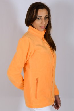 Mikina pracovná flisová POLAR - oranžová - VYROBENÉ NA SLOVENSKU
