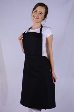 Zástera s náprsenkou farebná (čierna) - VYROBENÉ NA SLOVENSKU