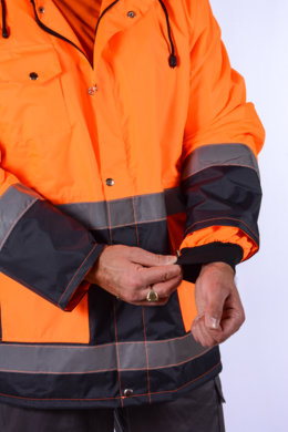 Bunda pracovná JOZEF FŽ pánska - oranžová - VYROBENÉ NA SLOVENSKU