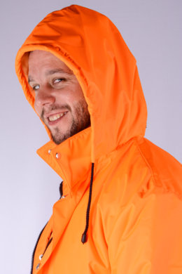 Bunda pracovná JOZEF FŽ pánska - oranžová - VYROBENÉ NA SLOVENSKU