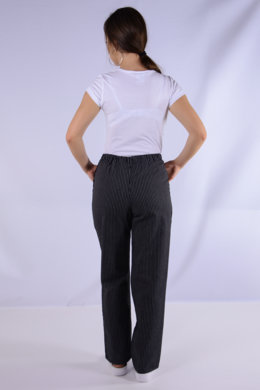 Nohavice na pevný pás - prúžok - dámske - VYROBENÉ NA SLOVENSKU