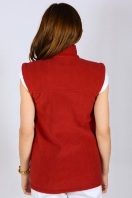 Vesta pracovná fleecová POLAR (červená) VYROBENÉ NA SLOVENSKU