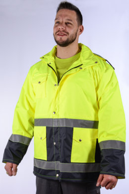 Bunda pracovná JOZEF FŽ pánska - žltá - VYROBENÉ NA SLOVENSKU