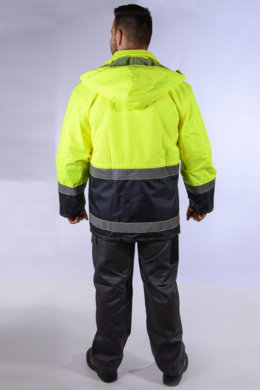 Bunda pracovná JOZEF FŽ pánska - žltá - VYROBENÉ NA SLOVENSKU