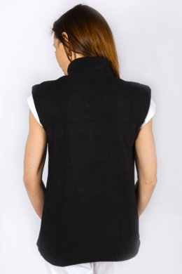 Vesta pracovná fleecová POLAR (čierna) VYROBENÉ NA SLOVENSKU