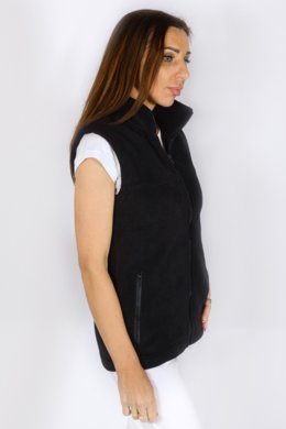 Vesta pracovná fleecová POLAR (čierna) VYROBENÉ NA SLOVENSKU