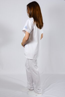 Rozhalenka s trouholníkom v modrej farbe - VYROBENÉ NA SLOVENSKU