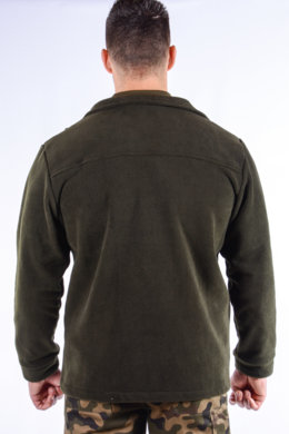 Mikina pracovná flisová - výšivka jeleň - VYROBENÉ NA SLOVENSKU