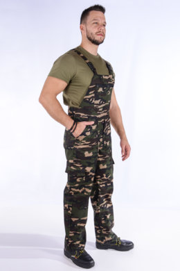 Maskáčové nohavice na traky - VYROBENÉ NA SLOVENSKU