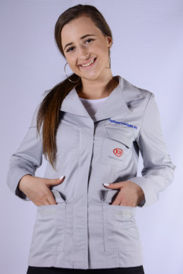 Pracovná blúza s logom firmy - šitie na zákazku - VYROBENÉ NA SLOVENSKU