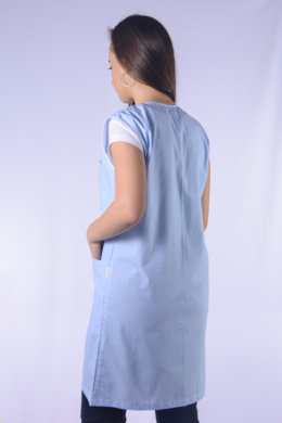 Šatová zástera - bez rukáva - bez fazónky -  rôzne farebné prevedenia  - VYROBENÉ NA SLOVENSKU