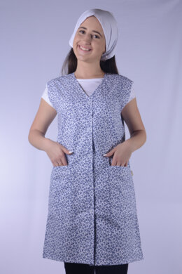 Šatová zástera - bez rukáva - bez fazónky -  rôzne farebné prevedenia  - VYROBENÉ NA SLOVENSKU