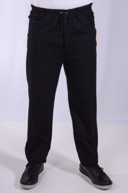 Tepláky pánske MICHAL - čierne - VYROBENÉ NA SLOVENSKU