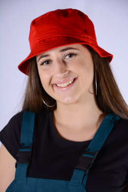 Klobúk  - červený - VYROBENÉ NA SLOVENSKU